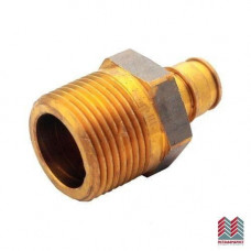 Муфта латунная Q&E Дн 16х3/4" наружн. резьба Uponor Швеция