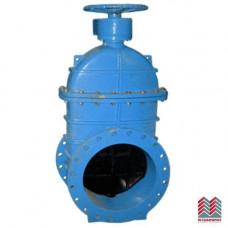 Задвижка чугунная VOC4241C МЗВГ обрезиненный клин Ду 500 Ру16 Тмакс=110 oC фл Tecofi VOC4241C-08EP0500