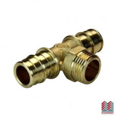 Тройник латунный GX153 Дн 16х1/2"х16 наружн. резьба Giacomini Италия