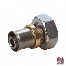 Муфта латунная RM179E Дн 16х1/2" нак/гайка пресс с евроконусом Giacomini Италия