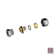 Муфта латунная хром R187F Дн 32х3,0х1" ВР Giacomini Италия